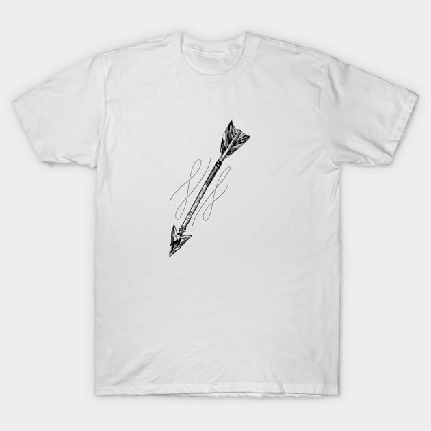 Lone Arrow T-Shirt by InkedinRed